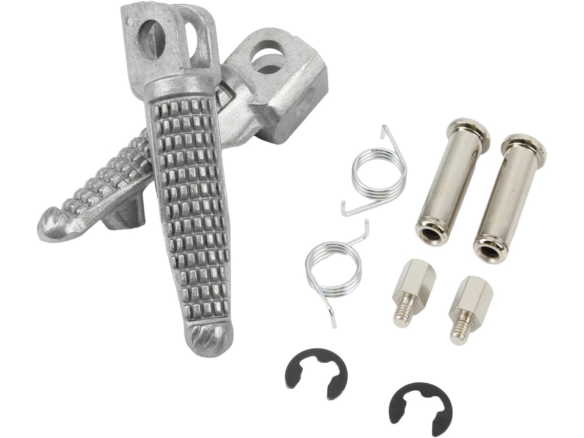 Apoios de Pés Dianteiros para Motocicleta Adequados Kawasaki Zx6r Zx636 Pedais Motocicletas Design Serrilhado