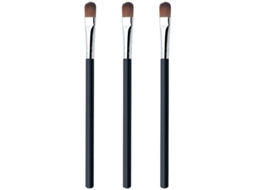 3 Pincéis de Sombras com Cabelos Sintéticos Macios, Aplicador e Misturador Profissional