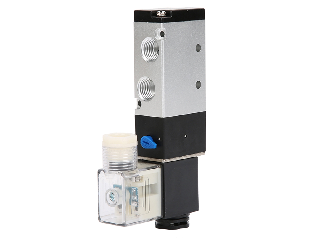 Válvula De Ar Eletromagnética Laxiscreed 4v210-08 2 Posições, 5 Vias Para Controle Pneumático Eficiente