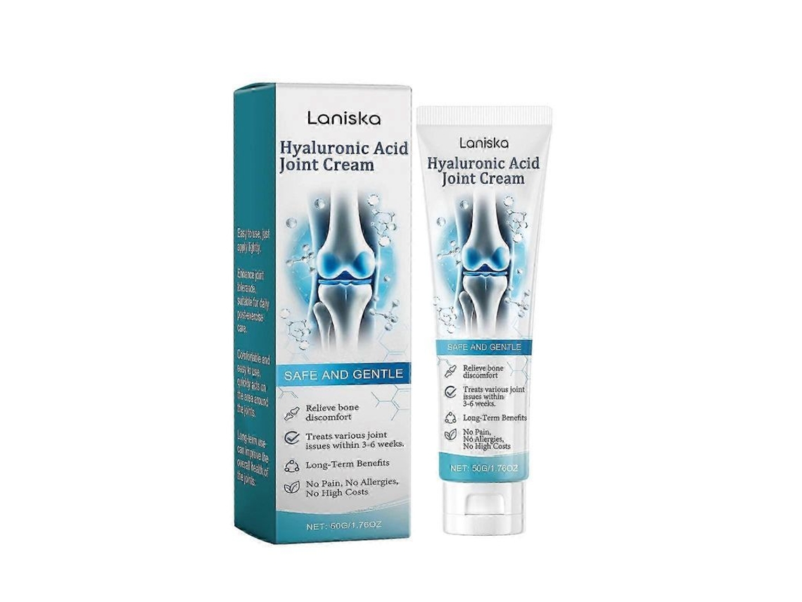Creme de Articulação com Ácido Hialurônico, Gel para Cuidado de Articulações e Ossos, 1 3x