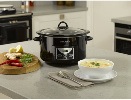 Máquina de Cozinha Slow Cooker CROCKPOT SCCPRC507B-050 (4.7 L) — 4.7L | Pré-programação: 20h