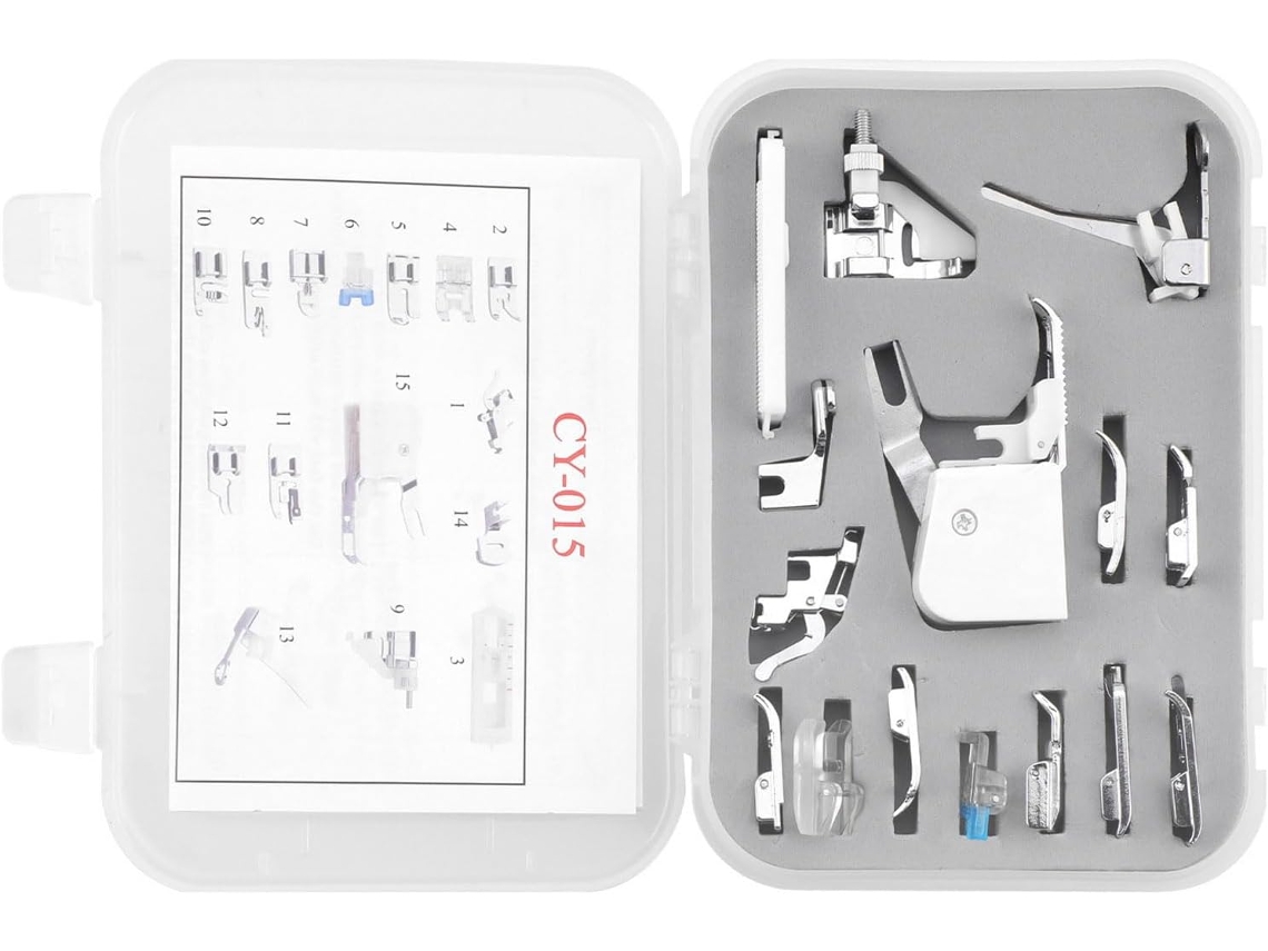 Calcador Multifuncional Para Máquina De Costura, Para Diversos Tecidos, Conjunto De Calcadores De Bordar
