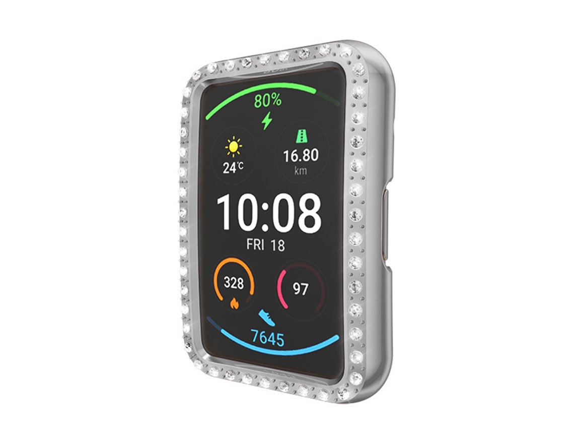 Capa Compatível Com Huawei Watch Fit Smartwatch Com Proteção Contra Choque Embutida E Protetor De Tela
