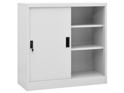 Office Cabinet, Office Cabinets Vidaxl Cinzeto Aço (n/a)