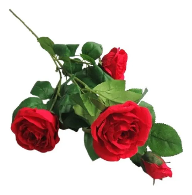 Nova Rosa Artificial De 65 Cm Para Decoração De Casamento.vayotoy