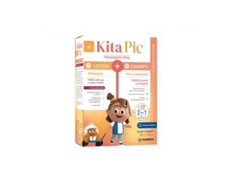 Kit Anti-piolhos Champô 100 ml Loção 100 ml Kitapic