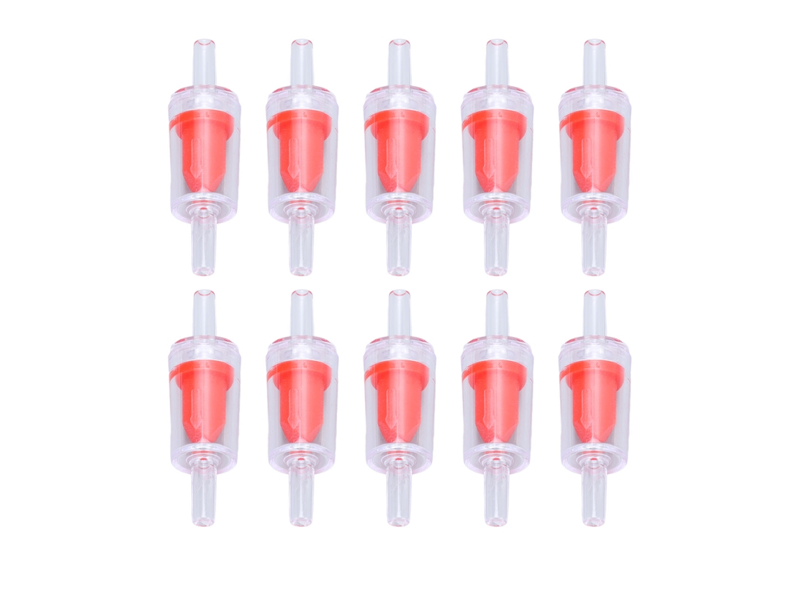 10 Peças Válvula De Retenção 4mm Pp Bomba De Ar Aquário Válvula Antirretorno Para Peixera Vermelha