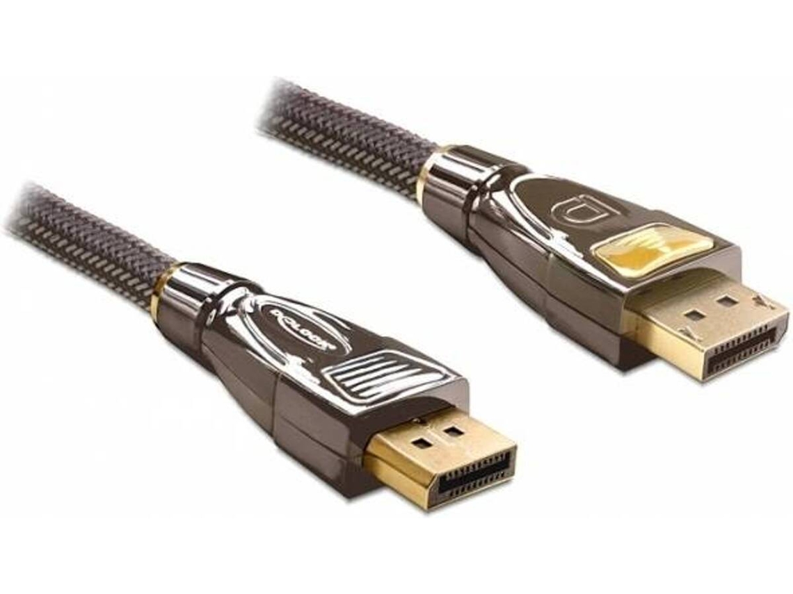 Cabo de Dados DELOCK (DisplayPort - 1 m - Preto)