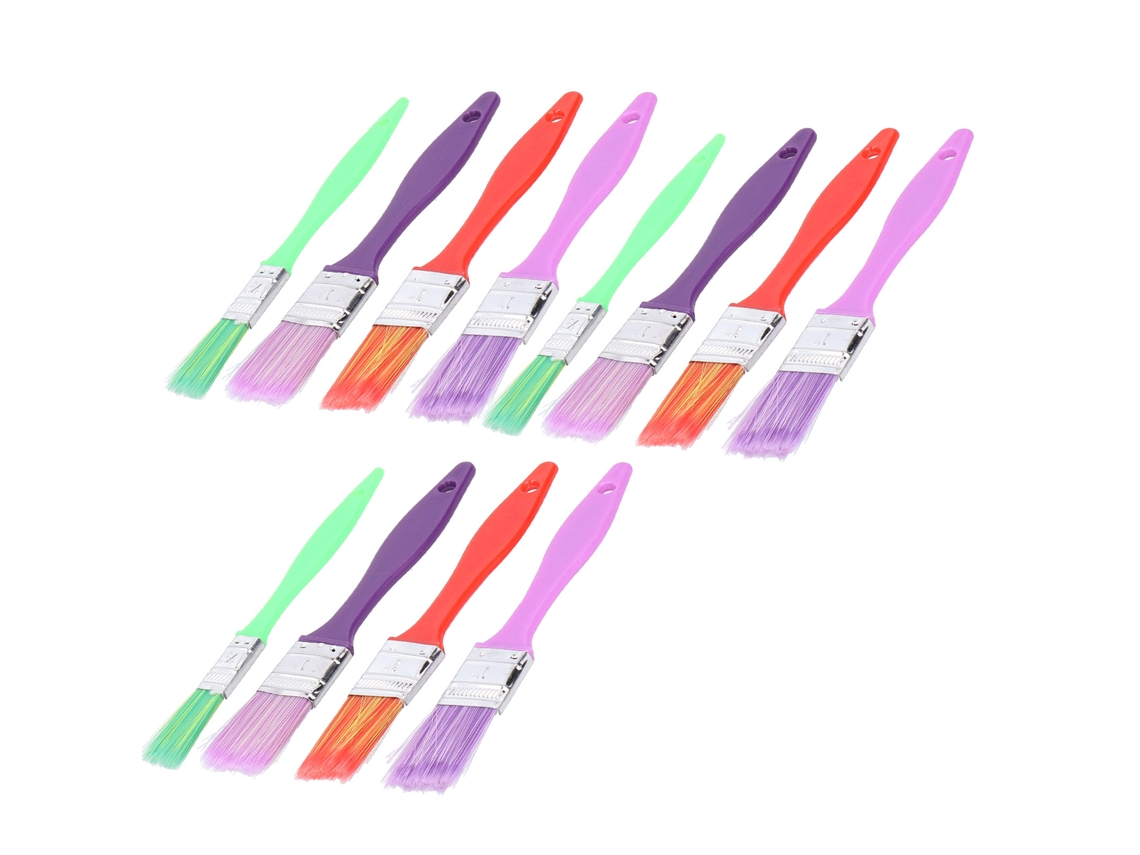 Conjunto de 12 Pincéis Infantis para Pintura, Desenho Artístico, Ferramentas para Iniciantes, Faça Você Mesmo, Pincel Multifuncional. AQUAFORGE