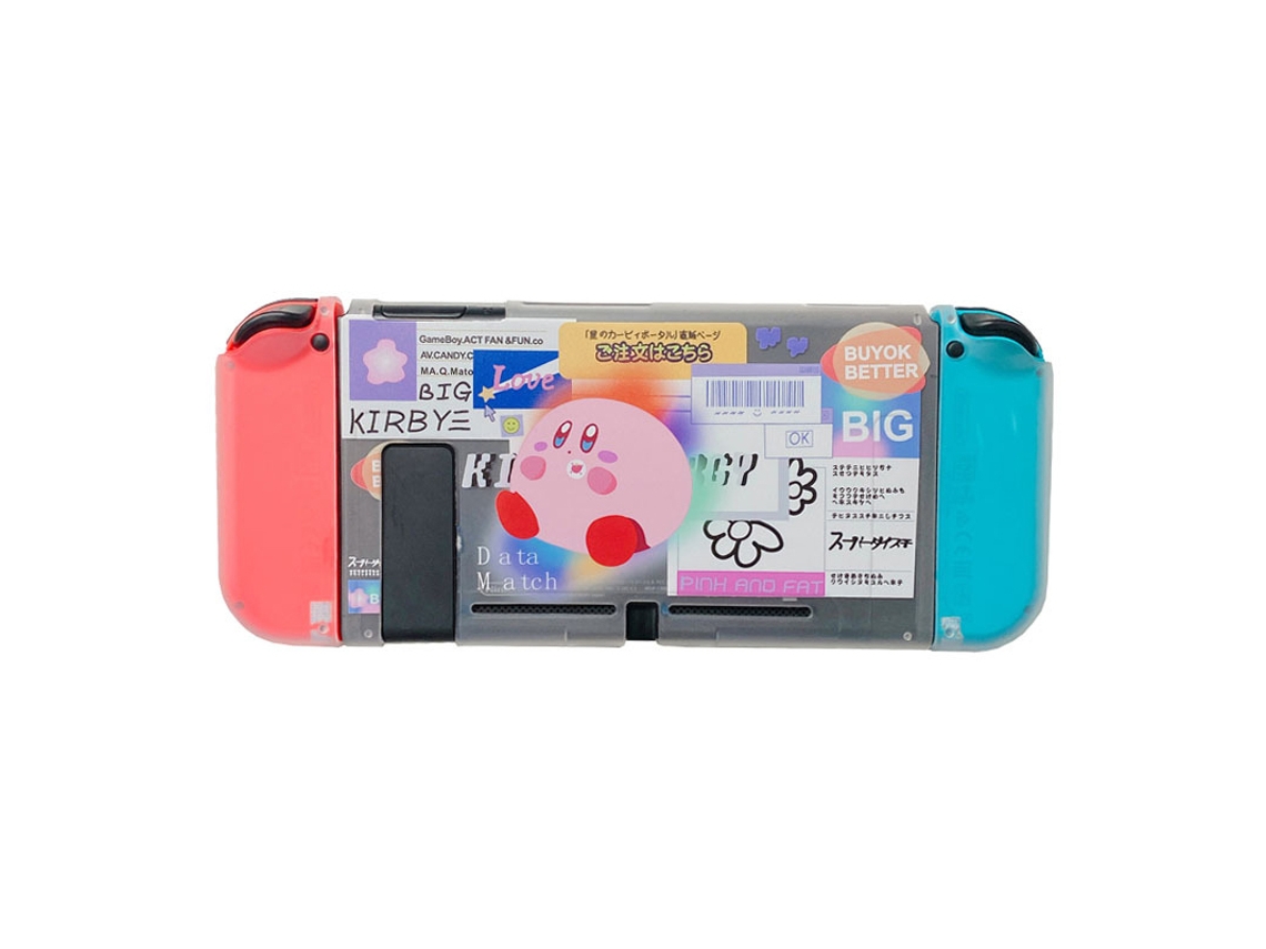 Capa para Console de Jogos EOOCOO, transparente, com desenhos, antichoque