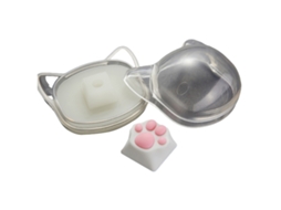 Teclas De Pata De Gato Fofas Atualizadas, Teclas De Abs Duráveis, Perfil Oem, Para Teclados Mecânicos Com Estrutura Cherry Mx Slowmoose