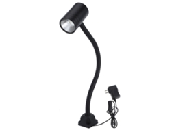 Luz de Trabalho Led 20w com Pescoço de Ganso Ajustável para Máquinas Cnc, Oficina e Manutenção