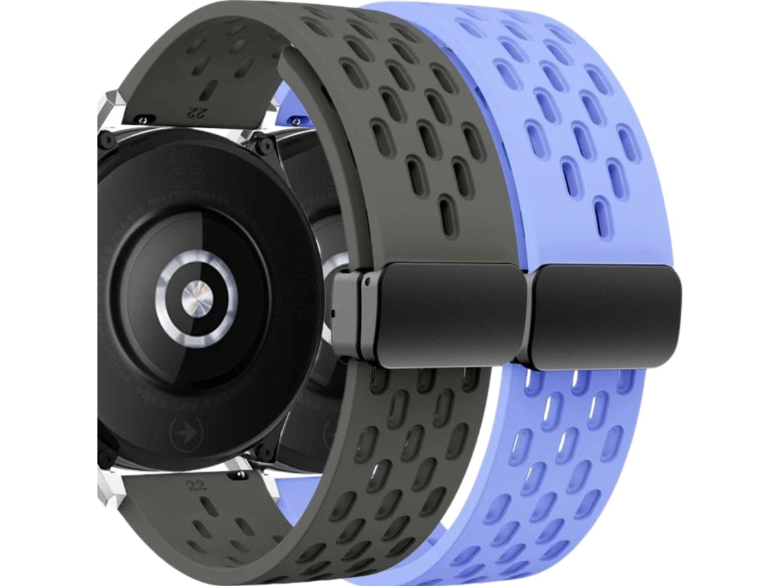 Pack 2X Bracelete Snapflow para Garmin Forerunner 55 Cinzento e Lavanda ANTIIMPACTO!