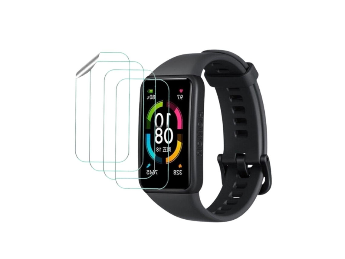 Kit 4 películas Hidrogel auto-reparo para Huawei Band 6