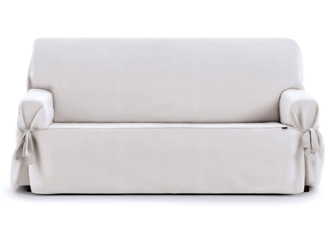 Capa de Sofá 3 Lugares Jaquard EYSA Levante (110 x 70 x 230 cm - Algodão e Poliéster - Blanco)