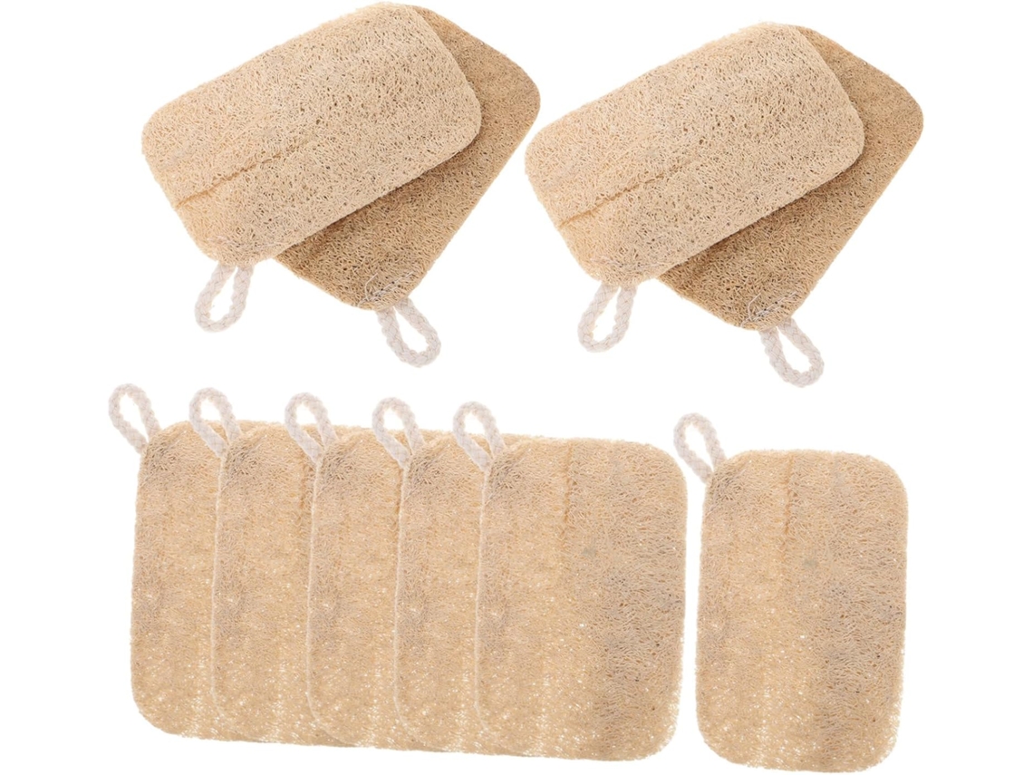 Escova De Limpeza Bucha Vegetal Natural, Esponja Abrasiva Fibra 30