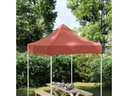Vidaxl Teto Para Tenda De Festas 2x2 M 270 G/m² Terracota