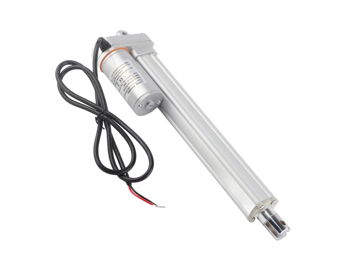 Atuador Linear Elétrico Primerox DC 24V 200mm Curso 1200N com Motor Telescópico IP65