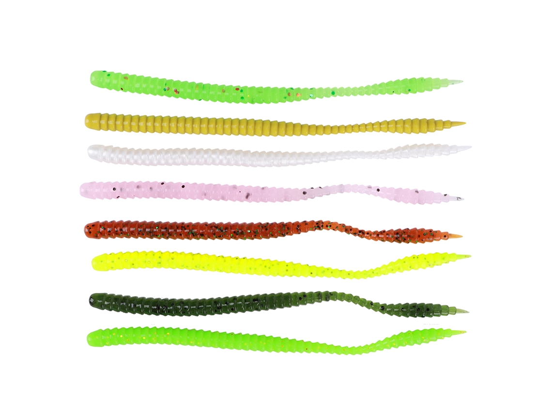 Lure Soft Bait, Bionic Fish Lure, Matched With Lead Head Hook, God Of War Earthworm Curly Tail Soft Worm Bait 135mm Ar18