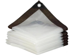 Transparent Tarpaulin Polyethylene Outdoor Garden Rainproof Cover Patio Chicken Coop Porch Canopy Plant Camping 1x1m