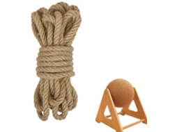 Escolha Sólida - Jute Fio 12 Mm Diam - 11 Metro De Comprimento - Forte/natural Fio - Jardim/decoração - Projetos Diy - Durável/resistente