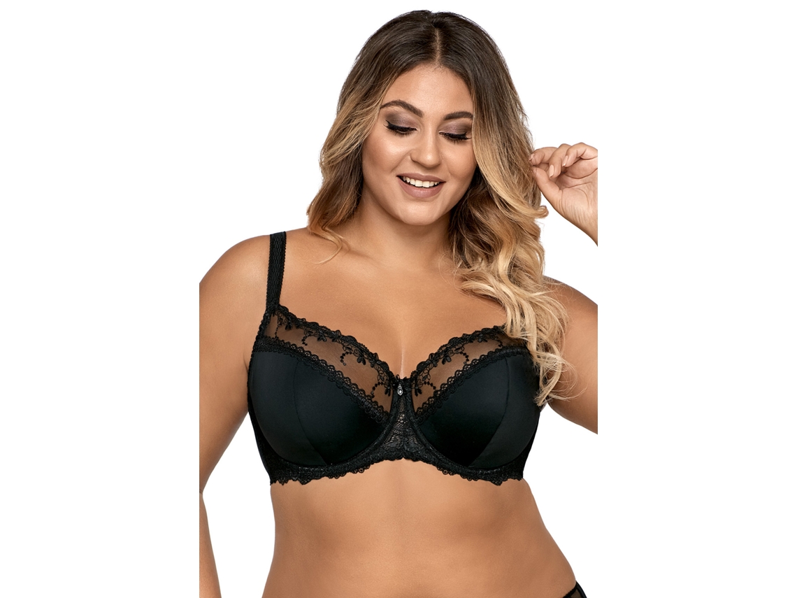 Soutien de Mulher AVA Armação Lingerie Bordado Semi Almofadado