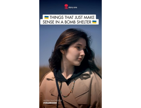 Livro Things That Just Make Sense In A Bomb Shelter De Valeria Shashenok E @valerisssh (inglês - Capa Dura)