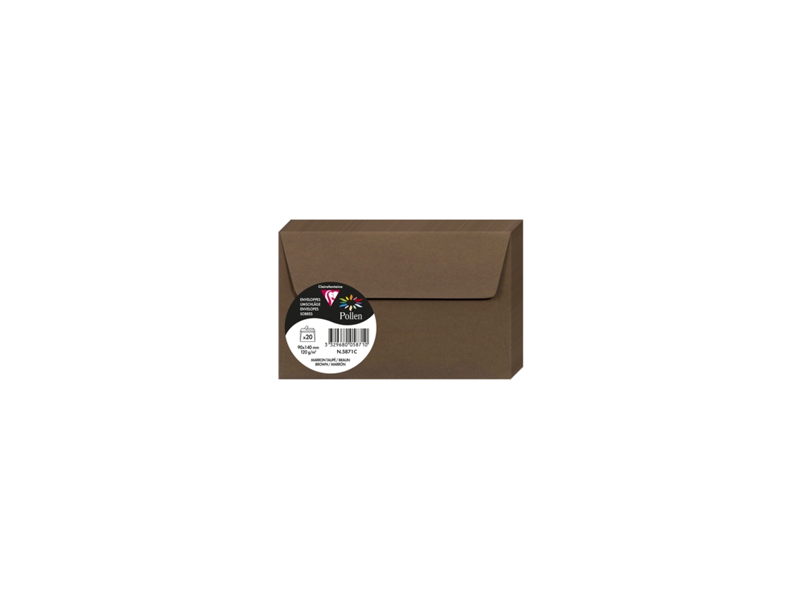 Envelope CLAIREFONTAINE Pollen X20