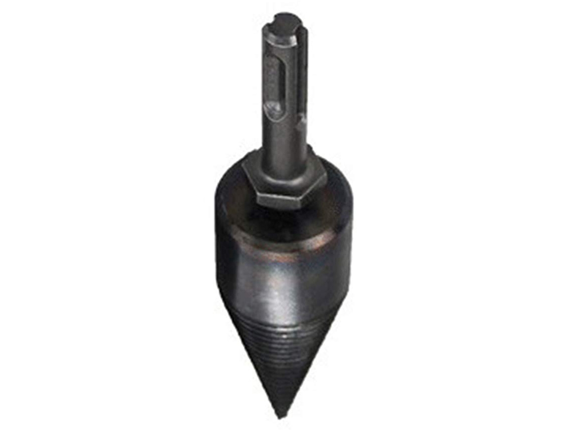 Broca Para Partir Madeira 32mm Mango Redondo Acero Cono Tornillo Antideslizante Para Leña Taladro Manual Agricultura