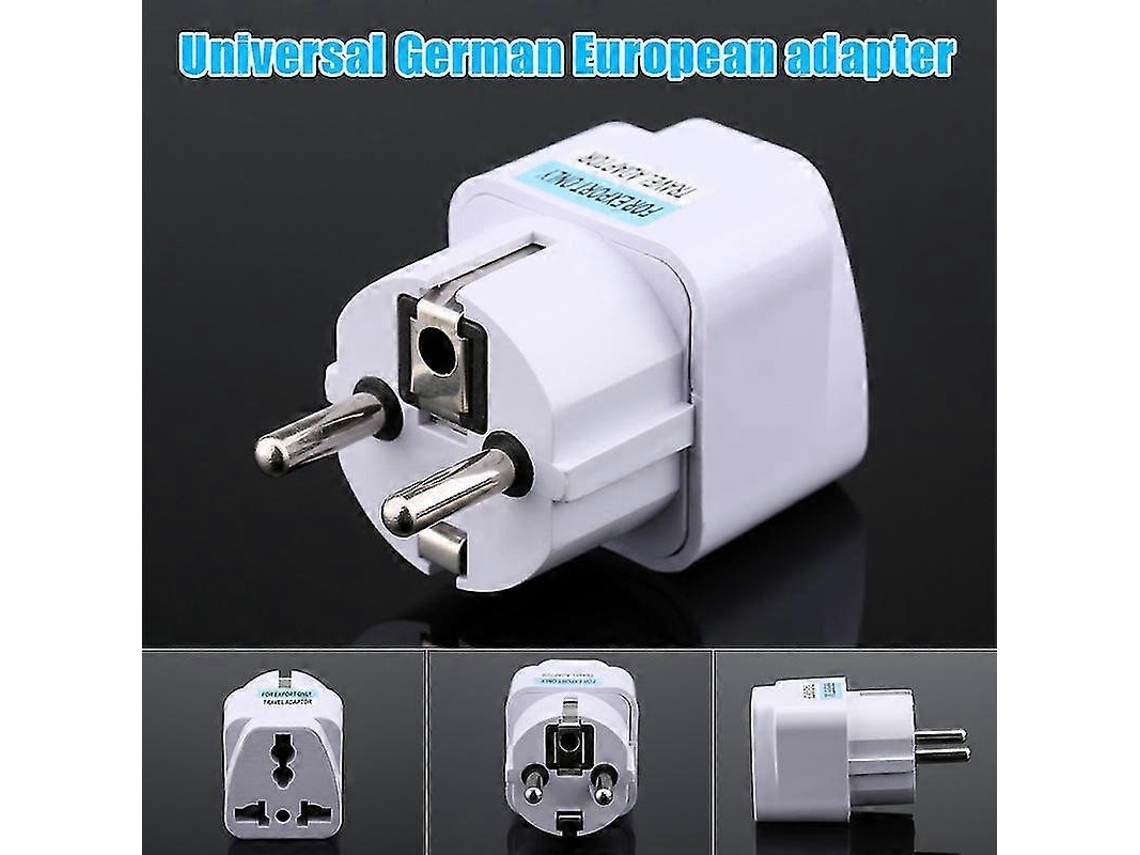 Adaptador De Viagem Universal Eua Reino Unido Austrália Para Ue, Plugue Eua Para Europa, Para Tomada De Parede