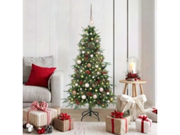 Vidaxl Árvore De Natal Articulada Artificial Verde 150 Cm Pe E Pvc