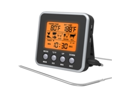 Termômetro Digital Para Carnes Ao Ar Livre, Forno E Churrasco Com Visor Lcd Grande Para Cozinha Slowmoose