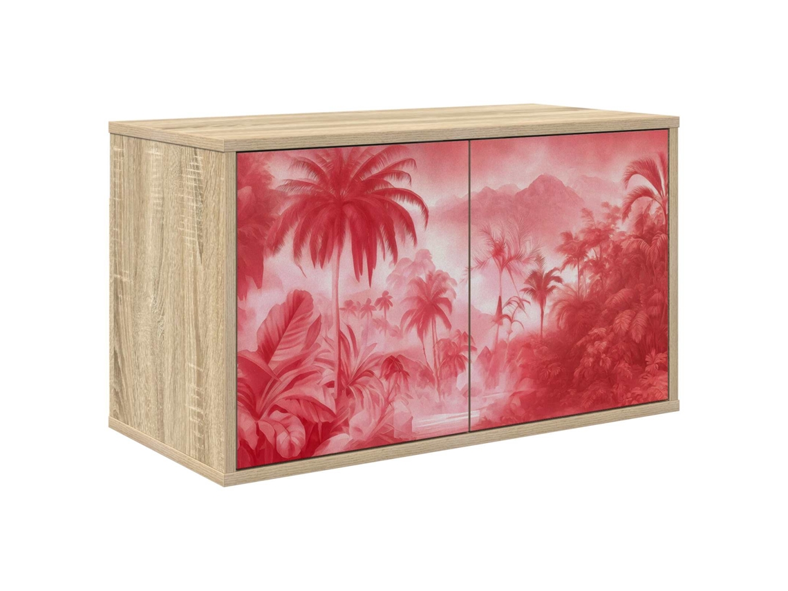 Vidaxl Armário De Tv Montado Na Parede Aachen 69 X 33 X 40 Cm