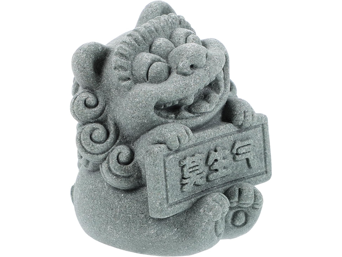 Estátuas Miniatura Resina Sintética Decoração Delicada Estilo Chinês Acabamento Robusto Enfeitar Vasos Flores GOKOCO
