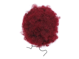 Moño De Pelo Rizado Corto Desordenado Con Cordón Elástico Para Fiesta