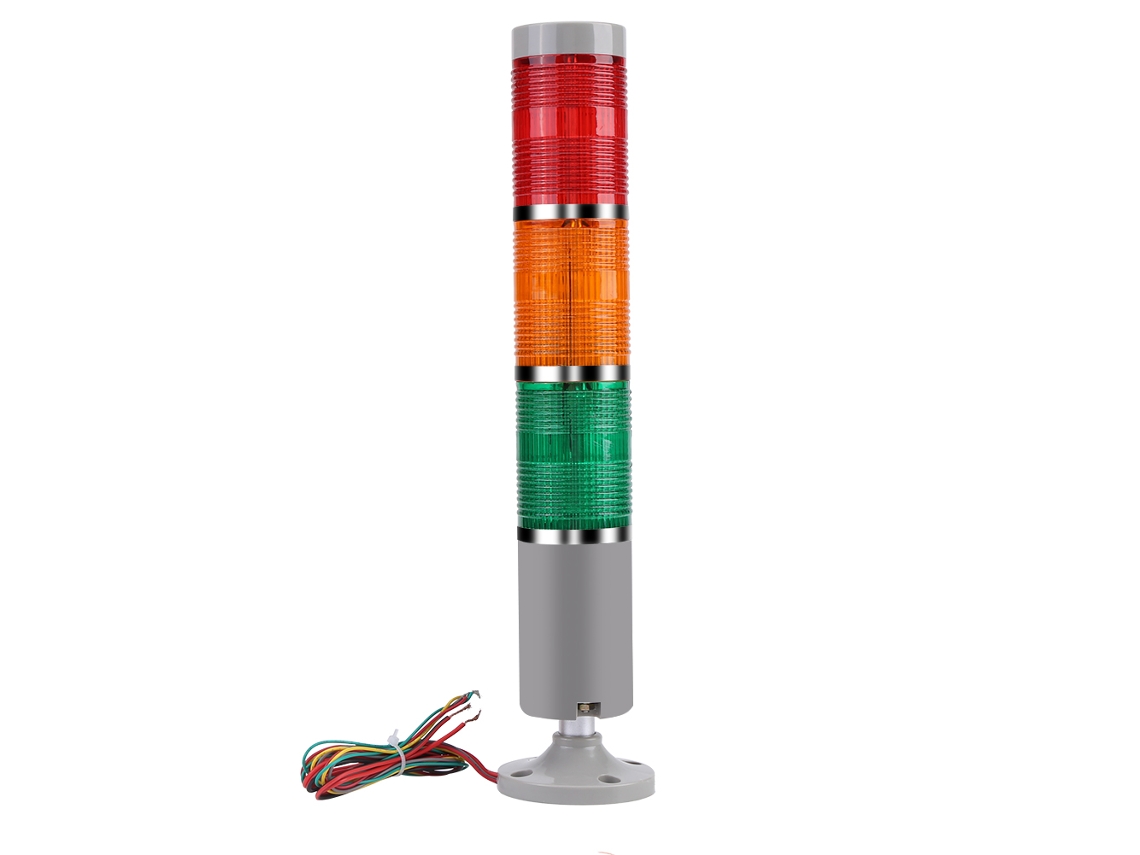 Lâmpada De Sinal De Emergência Led Vermelha/amarela/verde 220v Equipamento De Iluminação