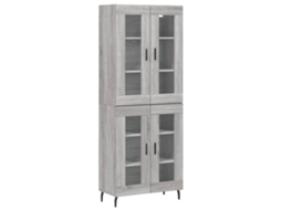 Aparadores 3pcs MAISON EXCLUSIVE em Madeira Cinzento Cimento