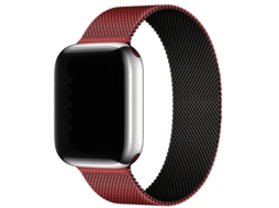 Bracelete Para Apple Watch 42/44/45/46/49mm Vermelho-preto Cuich