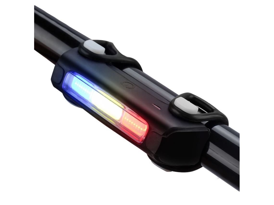 Luz De Advertência De Luz Traseira Recarregável Usb Luz Traseira De Silicone Tre Co