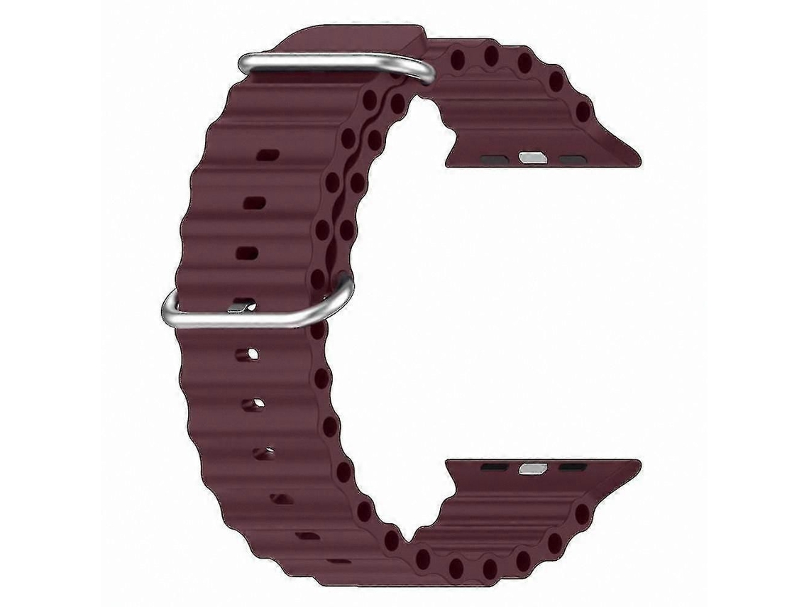 Pulseira De Silicone Compatível Com Smartwatches De 38 Mm A 49 Mm.