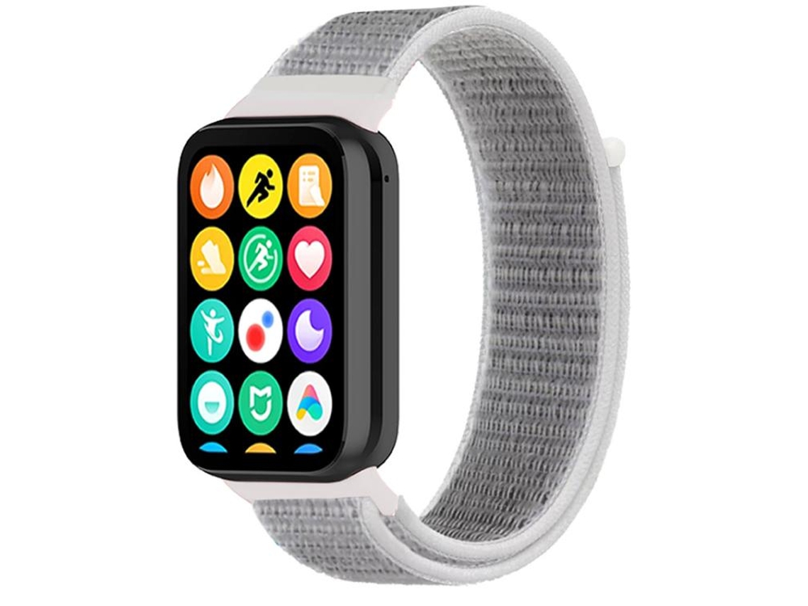 Bracelete para Redmi Watch 6 / 5 / 4 XIAOMOYU em nylon com fecho de velcro concha do mar