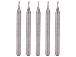 5pcs Broca De Fresadora Espiral Em Aço De Tungstênio Para Carving Madeira Cnc 3.175x1x3mm
