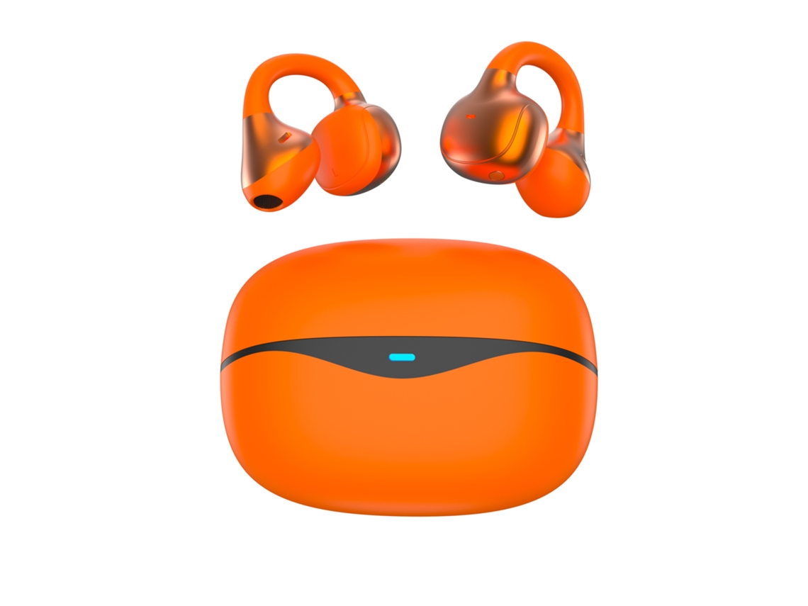 Auriculares Bluetooth Panoona Hifi Estéreo Cancelamento De Ruído Laranja