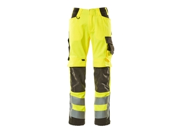 Calças Grandes Com Bolsos Para Joelheiras Safe Supreme 15579 Amarelo 47 / 32 MASCOT