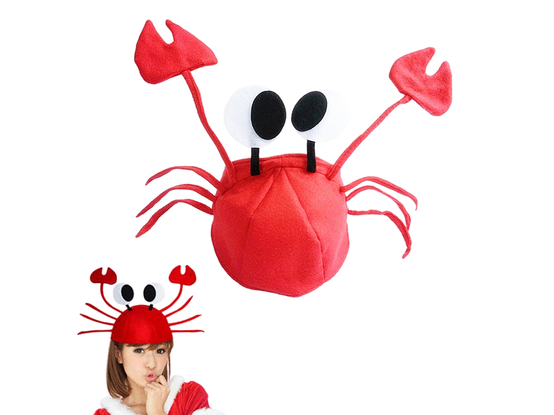 Chapéu de Lagosta para Festa, Halloween ou Cosplay LAXISCREED