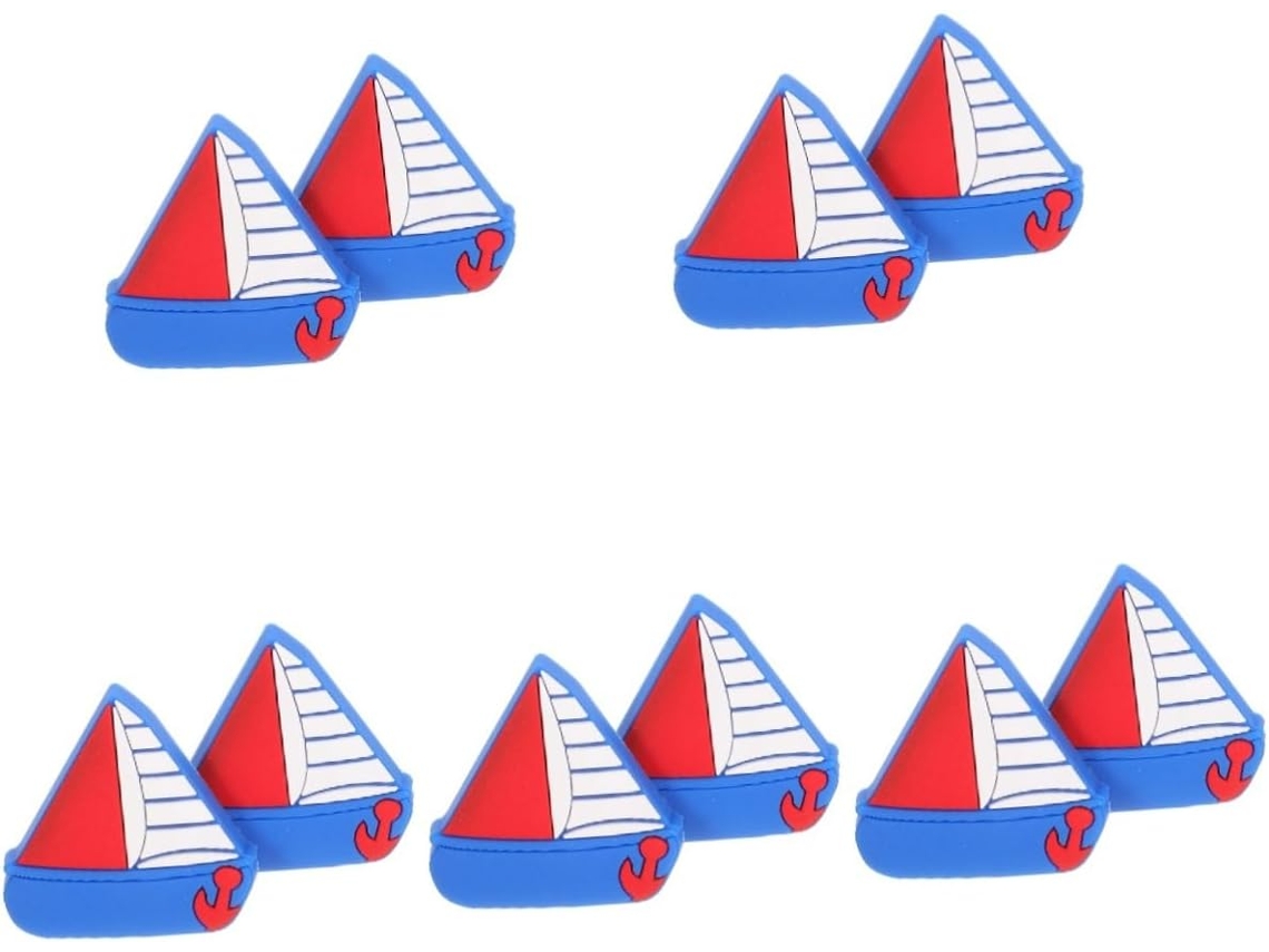 Conjunto De 10 Puxadores Em Formato De Barco Para Decoração De Armários E Cômodas