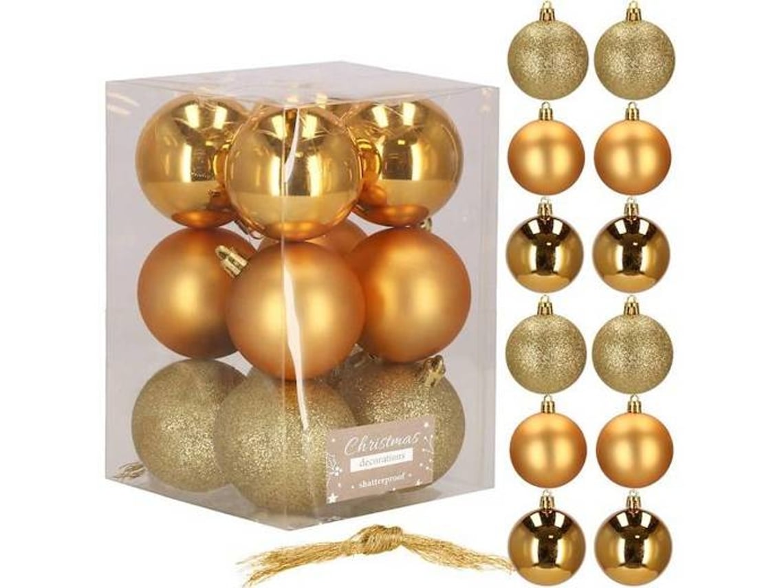 Bolas de Árvore de Natal 12 Peças