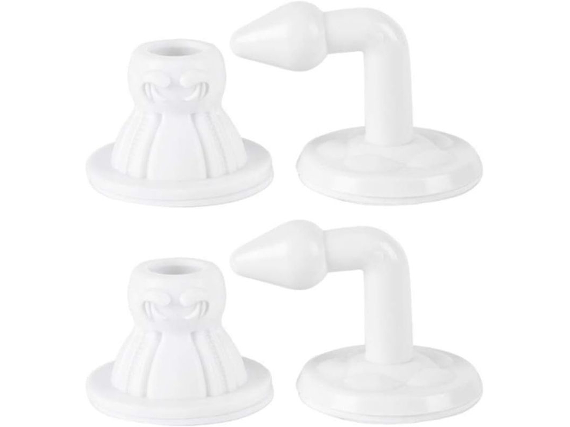 Parachoques Para Puertas De Silicona Y Abs Con Auto-adhesivo Protector De Pared Y Suelo Para Hogar Oficina Dormitorio