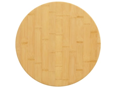 Tampo de Mesa Ø40X1,5 Cm Bambu VIDAXL