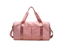 Mala esportiva bolsa de ginástica ombro fim de semana para pernoite rosa AQUAFORGE